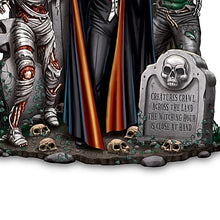 Load image into Gallery viewer, The Hamilton Collection Dave Aikins &quot;Haunted Clock Of Horrors&quot; Illuminated Table Clock 10-inches - RCE Global Solutions
