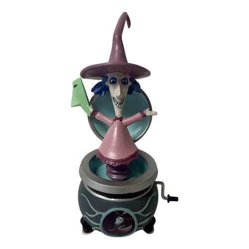 The Hamilton Collection Disney Tim Burton’s The Nightmare Before Christmas Jack Skellington "Shock" In The Box Figurine Issue #5 Hand-Painted Resin Collectible 4.5-Inches