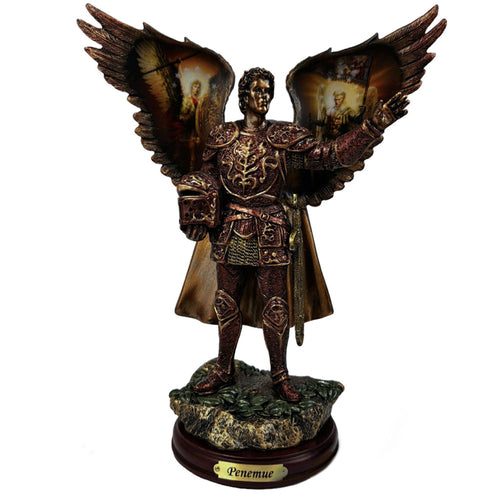 The Bradford Exchange Archangels of Light Cold-Cast Bronze Sculpture Collection Issue #31: 'Penemue: Wisdom of God' Inspired by Renaissance Art and with Artwork by Howard David Johnson 10-Inches - RCE Global Solutions