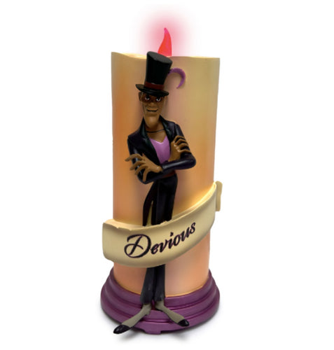 The Bradford Exchange Disney Villains Magic & Mayhem Candle Collection Issue #9: Dr. Facilier High-Relief Sculpted Portraits Remote-Controlled with Flameless Colored LED Lights 7-inches - RCE Global Solutions