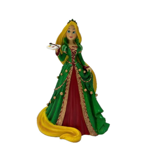 The Bradford Exchange Disney’s All Decked Out for the Holidays Collection: Believe in the Magic Issue #7 Rapunzel Figurine - Enchanting Holiday Elegance, 6-Inches - RCE Global Solutions