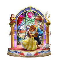 Load image into Gallery viewer, The Bradford Exchange Disney&#39;s Beauty and The Beast Sculpture with LED Illumination Glass 7-inches - RCE Global Solutions
