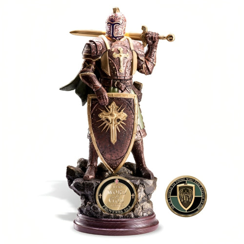 The Bradford Exchange Word of God Armor of God Religious Sculpture Collection Issue #4 12-inches - RCE Global Solutions