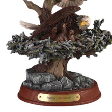 Load image into Gallery viewer, The Bradford Exchange Bald Eagle Sculpture Protectors of The Nest Collection Issue #5: Nature's Protectors Hand-Painted American Eagle Collectible in Artist’s Resin 10-inches
