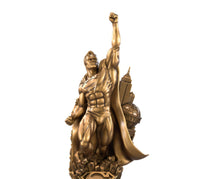 Load image into Gallery viewer, The Bradford Exchange DC Comics The HALL OF JUSTICE Sculpture Collection Issue #1: Superman Bronze Statue Handcrafted Limited Edition Collectible 9.5-inches
