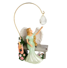 Load image into Gallery viewer, The Bradford Exchange &quot;Teardrops From Heaven&quot; Angel Sculpture With Prismatic Suncatcher Exquisite Handcrafted Details &amp; Comforting Bench Inscribed with Poetic Sentiment - A Limited Edition Tribute to Cherished Memories By Lena Liu 10-Inches - RCE Global Solutions
