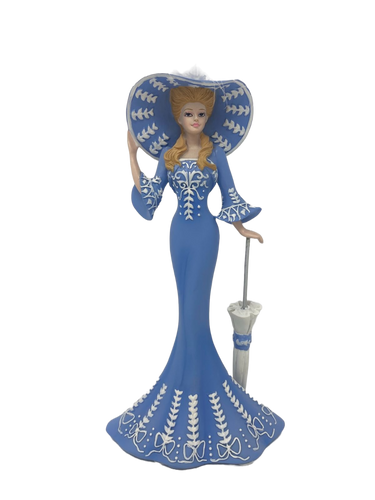 The Hamilton Collection Refined Courage Lady Figurine - Ladies of Victorian Virtue 7.25