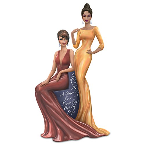 The Hamilton Collection Keith Mallett Stylish Sisters Figurine with Sentiment - RCE Global Solutions