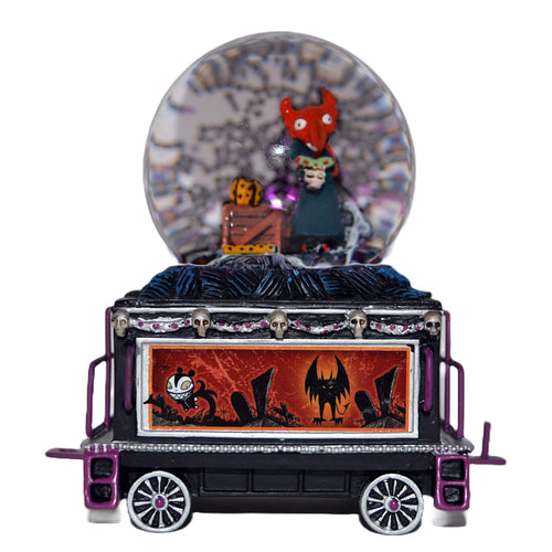 The Bradford Exchange Disney Tim Burton’s The Nightmare Before Christmas Glitter Globe Train Collection Issue #10: A Box of Pox Handcrafted & Hand-Painted with Music & Glitter 4.5-Inches