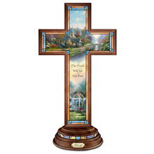 Load image into Gallery viewer, The Bradford Exchange &quot;Truth&quot; Issue #8 Light of Faith Illuminated Cross Collection by Thomas Kinkade 8-inches - RCE Global Solutions
