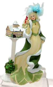 The Bradford Exchange Victorian Christmas Ladies of Light Lady Figurine by Thomas Kinkade 7.3-inches - RCE Global Solutions