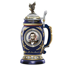 Load image into Gallery viewer, The Bradford Exchange President Abraham Lincoln Heirloom Porcelain Stein - RCE Global Solutions
