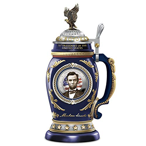 The Bradford Exchange President Abraham Lincoln Heirloom Porcelain Stein - RCE Global Solutions