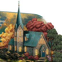 Load image into Gallery viewer, Bradford Thomas Kinkade Lighted Chapels Tabletop Church Sculpture - Believe - RCE Global Solutions
