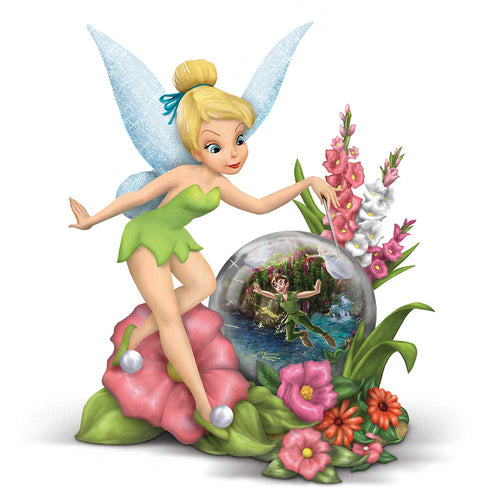The Hamilton Collection Disney It's a Little Magic Tinker Bell Figurine by Thomas Kinkade 4-2/3-inches - RCE Global Solutions