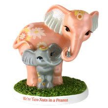 Load image into Gallery viewer, The Hamilton Collection Together We&#39;re Two Nuts Unforgettable Love Mother and Child Elephant Figurine by Blake Jensen 3.25-inches - RCE Global Solutions
