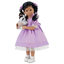 Load image into Gallery viewer, The Ashton-Drake Galleries Kimani &amp; Her Plush Puppy African American Child Doll Hand-painted Poseable Collectible Doll by Mayra Garza 9-inches - RCE Global Solutions
