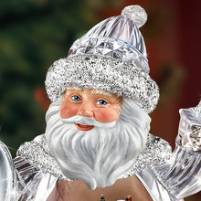 Load image into Gallery viewer, The Bradford Exchange Thomas Kinkade Santa Claus Tabletop Crystal Figurine: Santa Claus is On His Way - RCE Global Solutions
