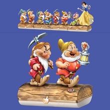 Load image into Gallery viewer, The Bradford Exchange Disney Snow White and the Seven Dwarfs Grumpy and Doc Limoges-Style Box Issue #2 Handcrafted Painted Heirloom Porcelain with 22K Gold Clasps 3&quot;-Inches - RCE Global Solutions
