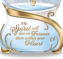 Load image into Gallery viewer, The Bradford Exchange Forever Within Your Heart Remembrance Glitter Globe with A Porcelain Base Featuring A Hand-Painted Sculptural Dove &amp; Adorned with A Faux-Jeweled Cross 6-inches - RCE Global Solutions
