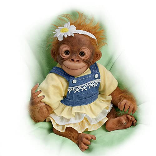 The Ashton-Drake Galleries Darling Daisy Monkey So Truly Real Weighted Newborn Baby Doll 12-inches - RCE Global Solutions