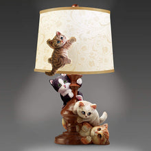 Load image into Gallery viewer, The Bradford Exchange Cat-Tastrophe Fully Sculpted Table Lamp - RCE Global Solutions
