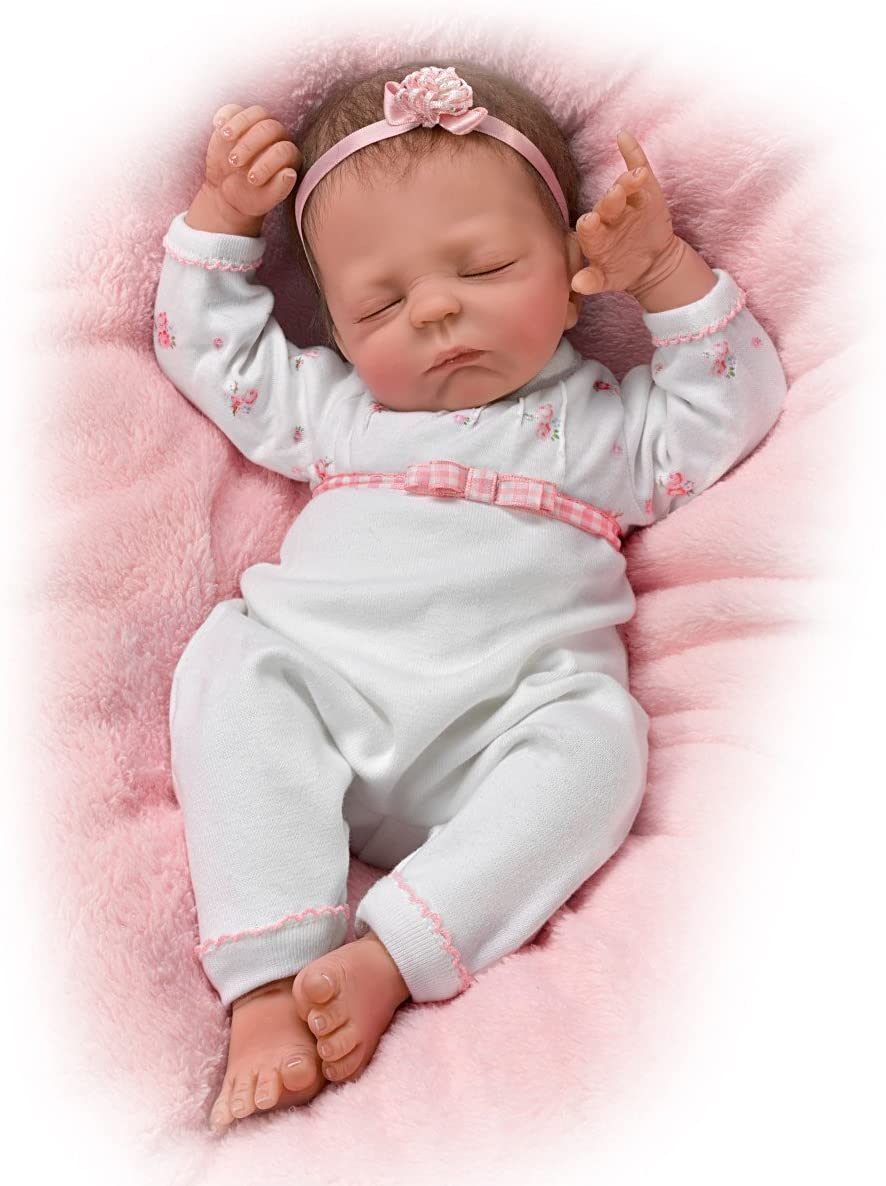 17'' Bebé Reborn Real Cuddly Girl Lifelike Real Toddlers Newborn