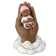 Load image into Gallery viewer, The Ashton-Drake Galleries Gods Greatest Gift Lifelike African American Black Miniature Baby Girl Doll and Realistic Hand Sculpture with Do It Yourself Personalization Kit 6.5&quot;-Inches - RCE Global Solutions
