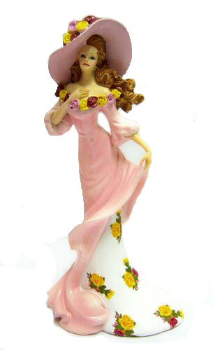 Evening Enchantment Ladies of the Country Rose Bradford Exchange Figurine - RCE Global Solutions