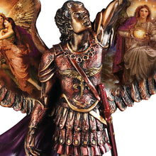 Load image into Gallery viewer, The Bradford Exchange Howard David Johnson Art On Uriel Protector of Truth Cold Cast Bronze Sculpture - RCE Global Solutions
