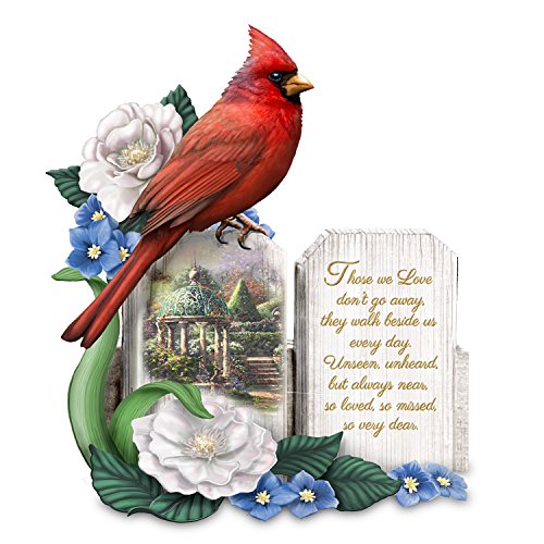 The Hamilton Collection Thomas Kinkade Art Sculpted Cardinal Remembrance Figurine