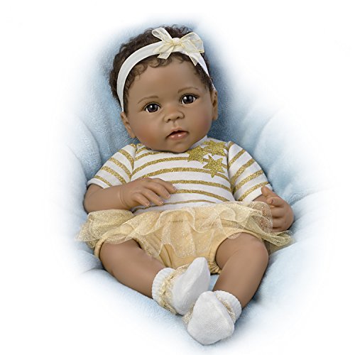 The Ashton-Drake Galleries Weighted Lifelike Baby Girl Doll by Artist Linda Murray: Star Themed Outfit - RCE Global Solutions