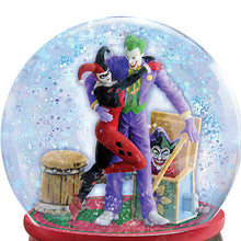 Load image into Gallery viewer, The Bradford Exchange The Joker and Harley Quinn Musical Glitter Globe: Mad Love 5.75&quot;H x 4&quot; Diameter - RCE Global Solutions
