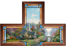 Load image into Gallery viewer, The Bradford Exchange &quot;Truth&quot; Issue #8 Light of Faith Illuminated Cross Collection by Thomas Kinkade 8-inches - RCE Global Solutions
