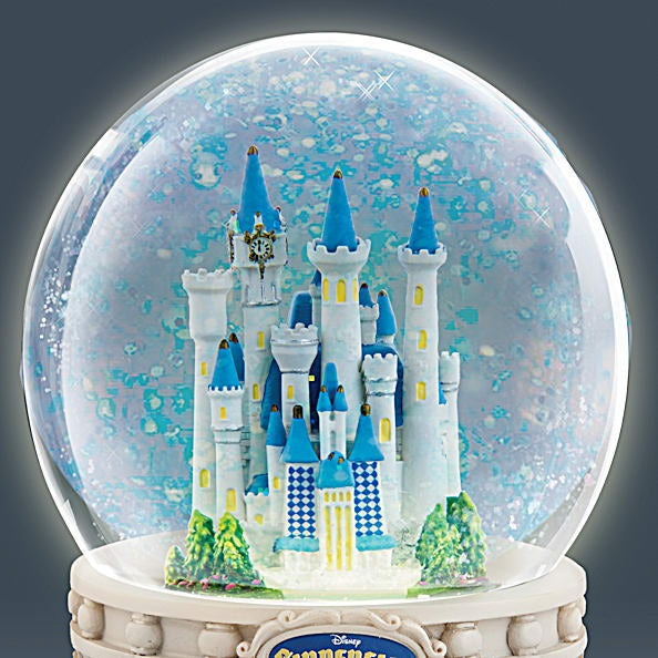 The Bradford Exchange Disney Cinderella Rotating Glitter Globe