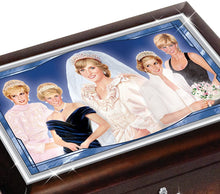 Load image into Gallery viewer, The Bradford Exchange Princess Diana Heirloom Music Box Lights Up: Plays Always in My Heart - RCE Global Solutions
