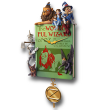 Load image into Gallery viewer, The Bradford Exchange Wizard Of Oz Sculptural Book Cover Wall Clock - RCE Global Solutions
