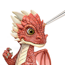 Load image into Gallery viewer, The Ashton - Drake Galleries Mystical Dragonlings From Lands Afar Kai Little Fire Dragon Doll with Pacifier To Prevent Fire Breathing 8&quot;-Inches - RCE Global Solutions
