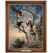 Load image into Gallery viewer, Russ Docken Illuminating Framed Canvas Print: Native Dreams Wall Decor by The Bradford Exchange - RCE Global Solutions
