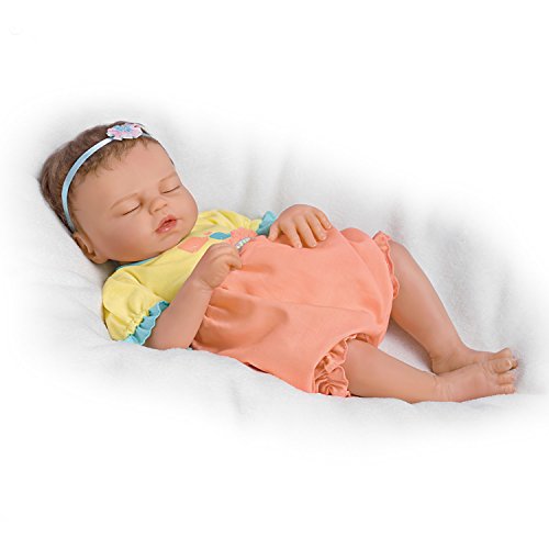 Reborn Baby Dolls - 43.18 Cm Realistic Newborn Soft Vinyl Baby Dolls Toy  For Kids