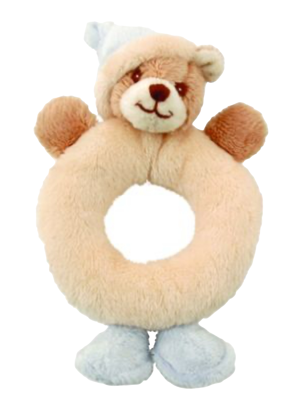 Bukowski Design Viggo Teddy Bear Rattle Brown Super Soft High Quality Plush Stuffed Animal Toy 6” - RCE Global Solutions