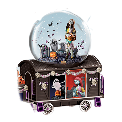 RARE DisneyTim Burton's TNBC Glitter Globe Train store Collection