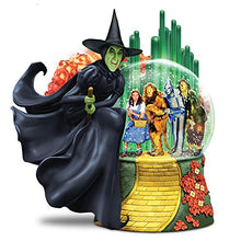 Load image into Gallery viewer, The Bradford Exchange Wizard of OZ Wicked Witch of The WEST Musical Glitter Globe Lights Up - RCE Global Solutions
