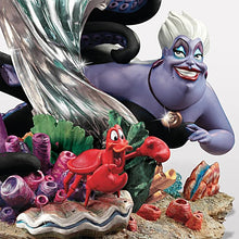 Load image into Gallery viewer, The Bradford Exchange Disney The Little Mermaid Part of Her World Masterpiece Sculpture Featuring Ariel Flounder Sebastian and Ursula 12.75&quot;-Inches - RCE Global Solutions
