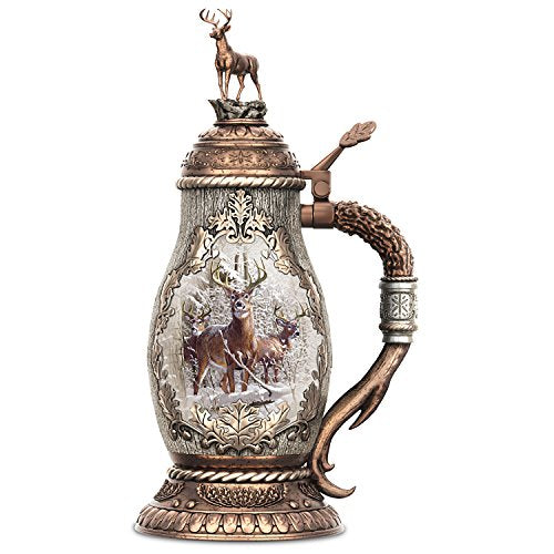 Persis Clayton Weirs Whitetail Deer 32 Oz Porcelain Stein by The Bradford Exchange - RCE Global Solutions