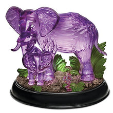 Load image into Gallery viewer, The Hamilton Collection Lighted Mother and Baby Elephant Figurine with Swarovski Crystals by Blake Jensen 16.5-inches - RCE Global Solutions
