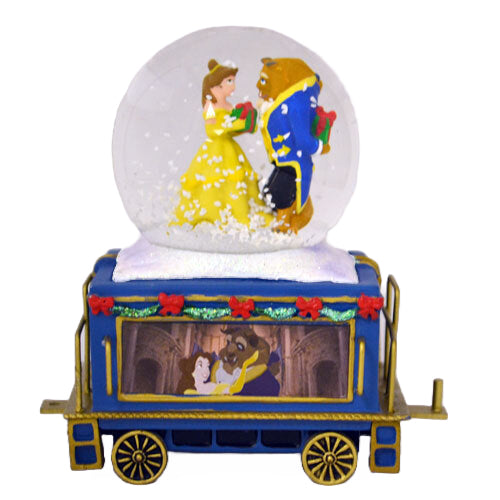 The Bradford Exchange Disney Beauty And The Beast Snow Globe Train Love Is A Gift #6 - RCE Global Solutions