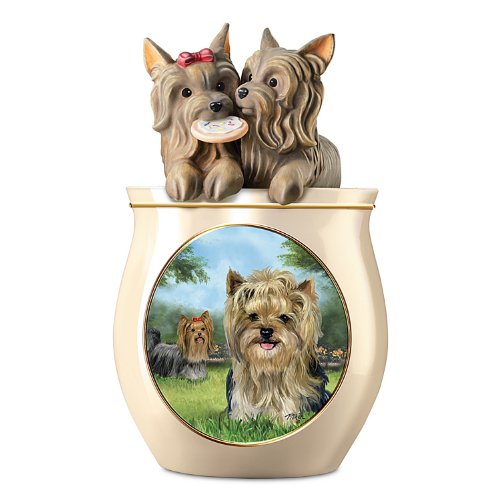 Cookie Jar: Cookie Capers: The Yorkie Cookie Jar by The Bradford Exchange - RCE Global Solutions