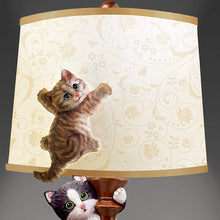 Load image into Gallery viewer, The Bradford Exchange Cat-Tastrophe Fully Sculpted Table Lamp - RCE Global Solutions
