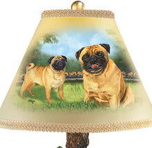 Load image into Gallery viewer, Pug Table Lamp with Linda Picken Art and Sculpted Base by The Bradford Exchange - RCE Global Solutions
